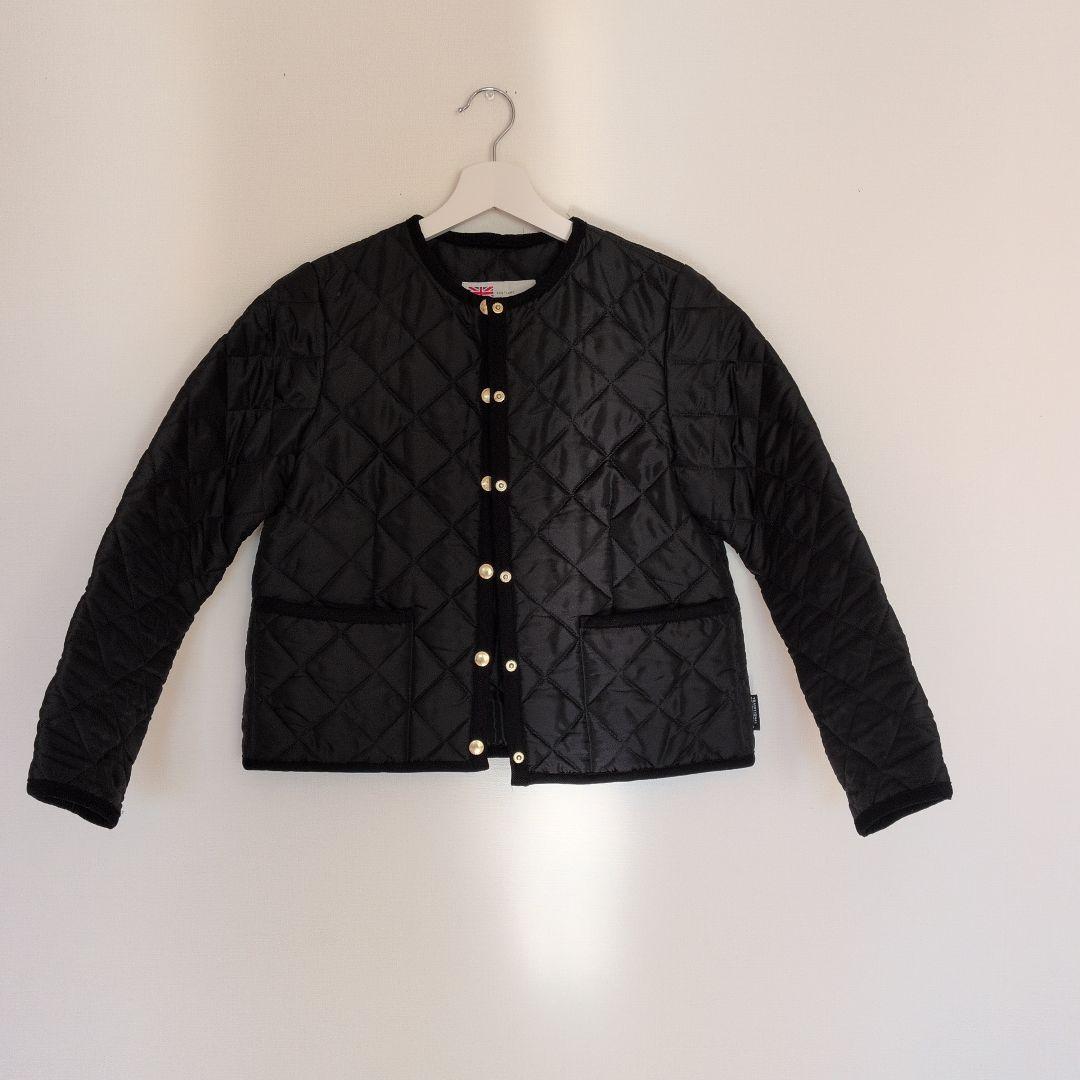 トラディショナルウェザーウェア　アークリー　キルティングジャケット　ブラック