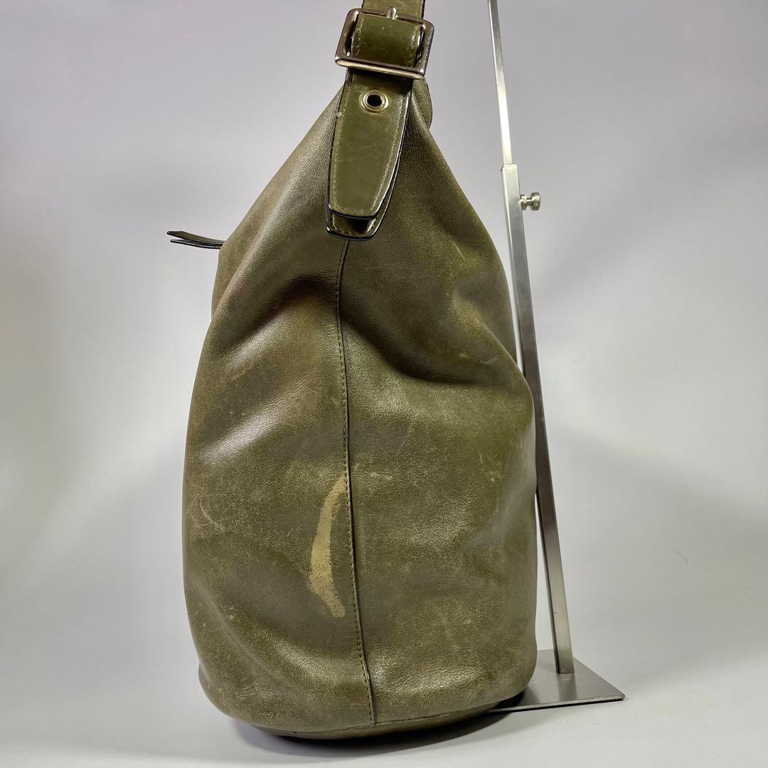 COACH オールドコーチ ショルダーバッグ バケツ型 レザー ヴィンテージ