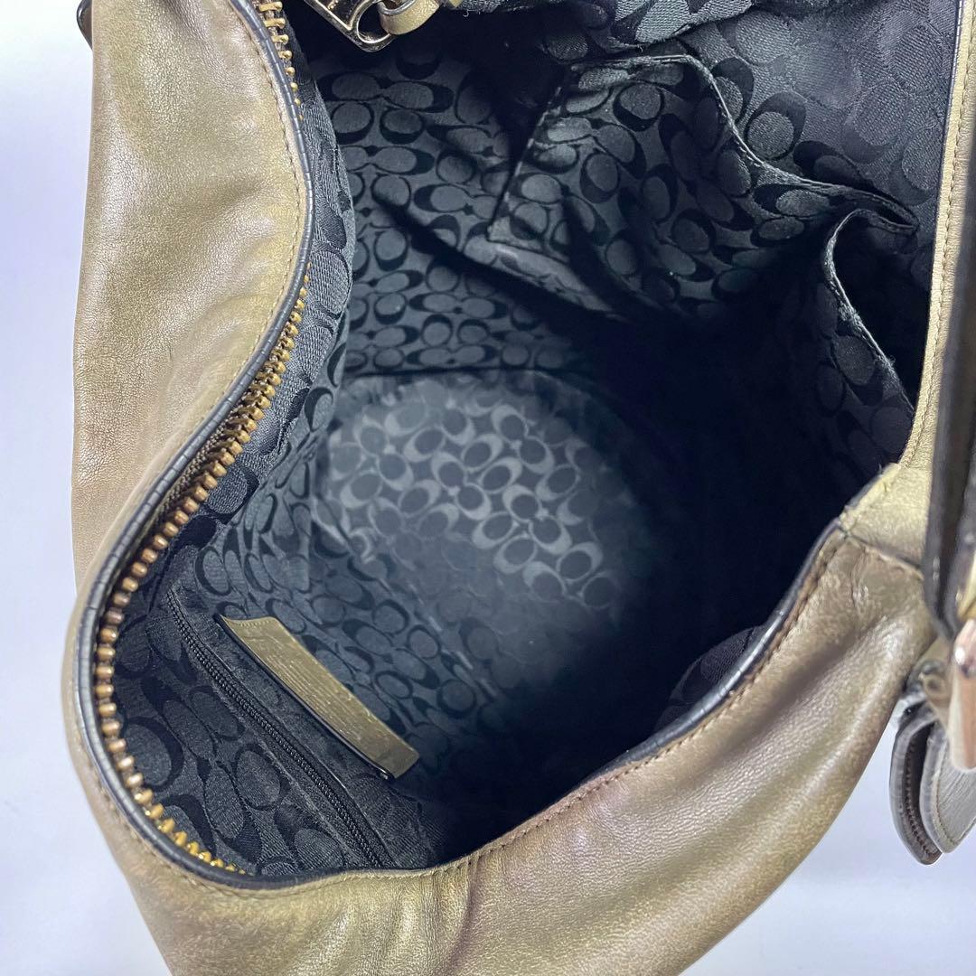 COACH オールドコーチ ショルダーバッグ バケツ型 レザー ヴィンテージ