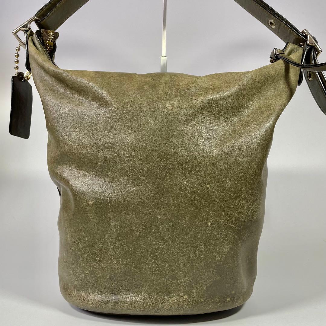 COACH オールドコーチ ショルダーバッグ バケツ型 レザー ヴィンテージ