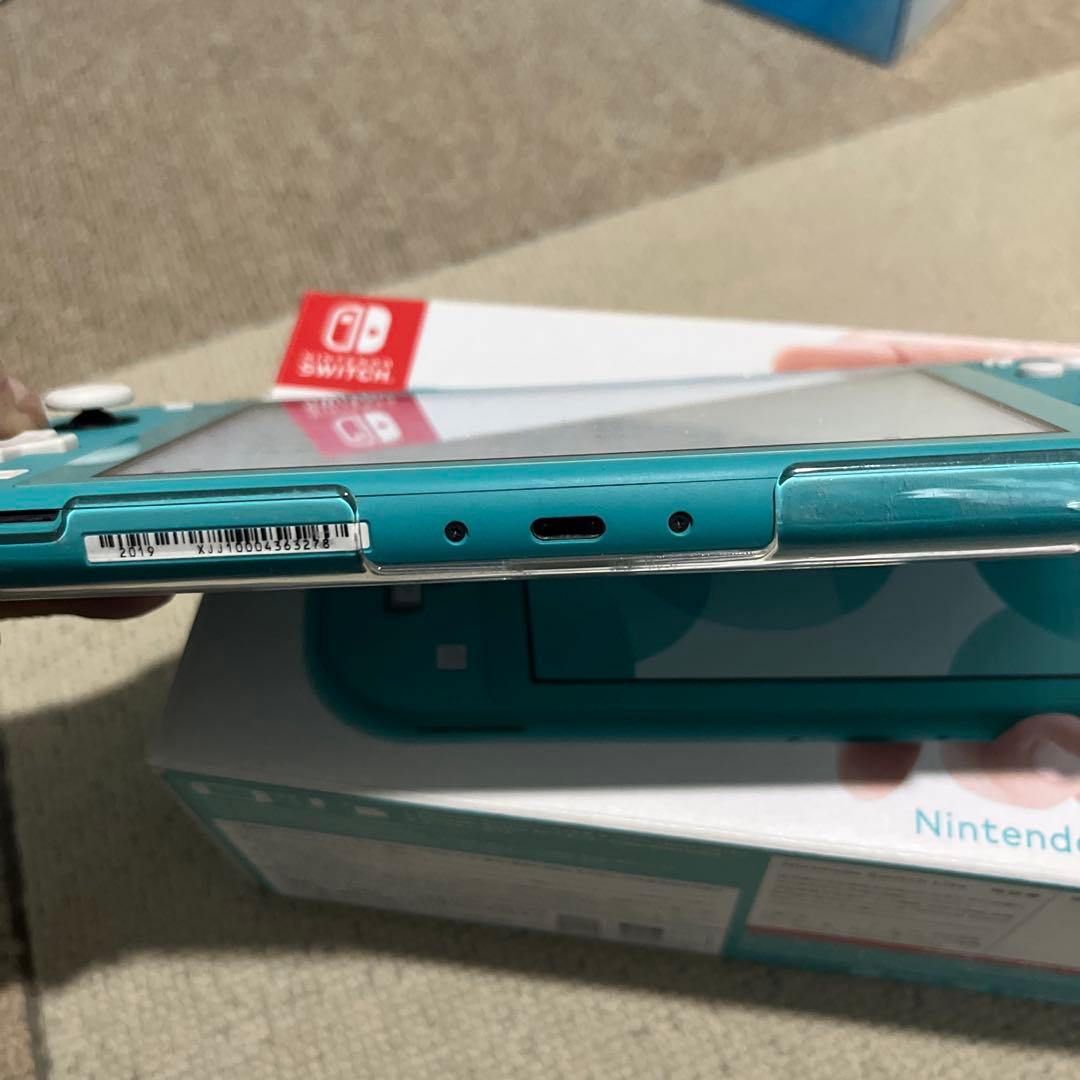 【美品】箱＆カバー＆フィルム付きNintendoSwitchLite ターコイズ