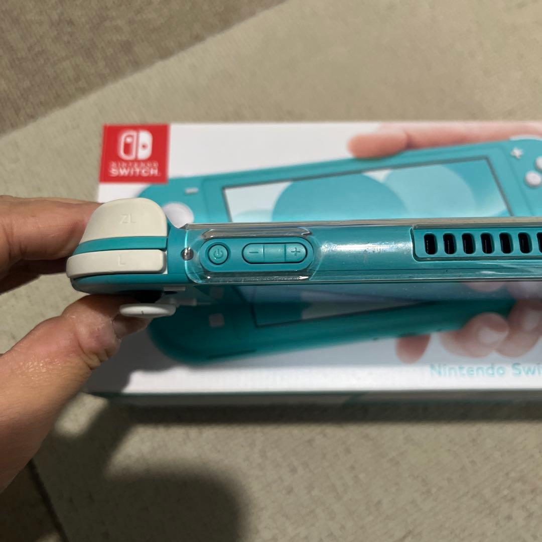 【美品】箱＆カバー＆フィルム付きNintendoSwitchLite ターコイズ