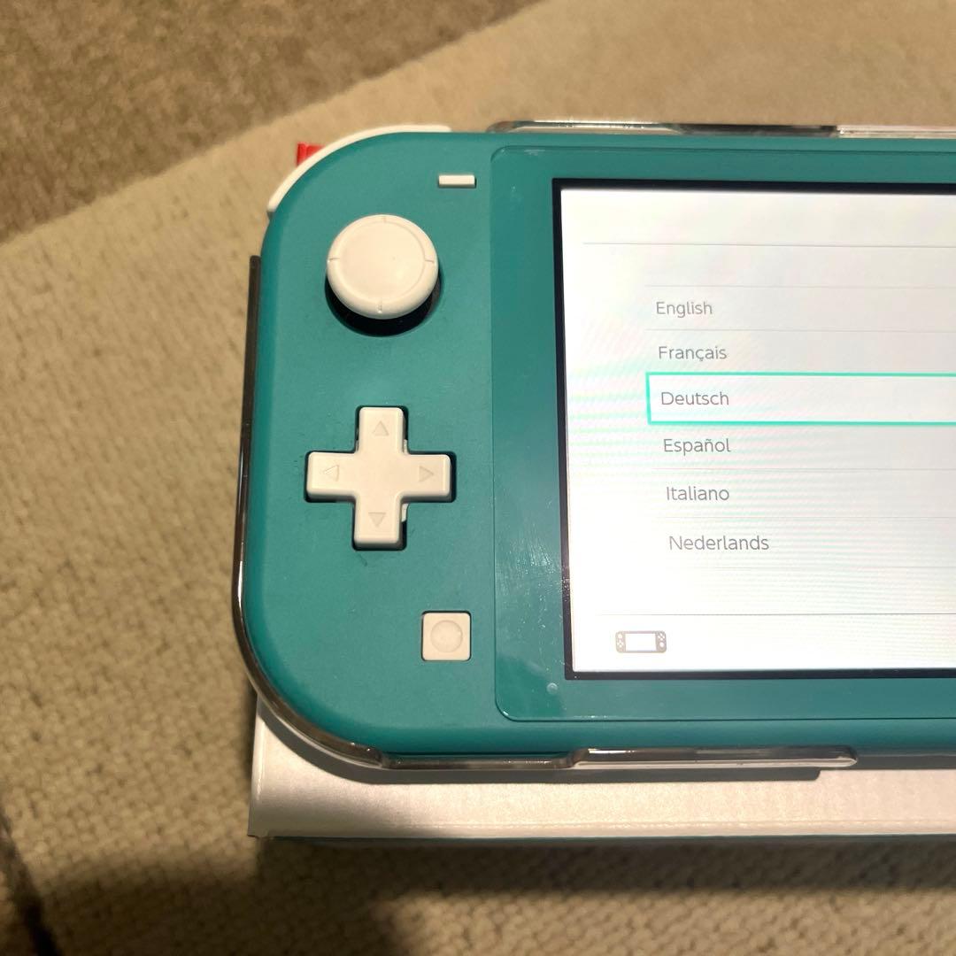 【美品】箱＆カバー＆フィルム付きNintendoSwitchLite ターコイズ