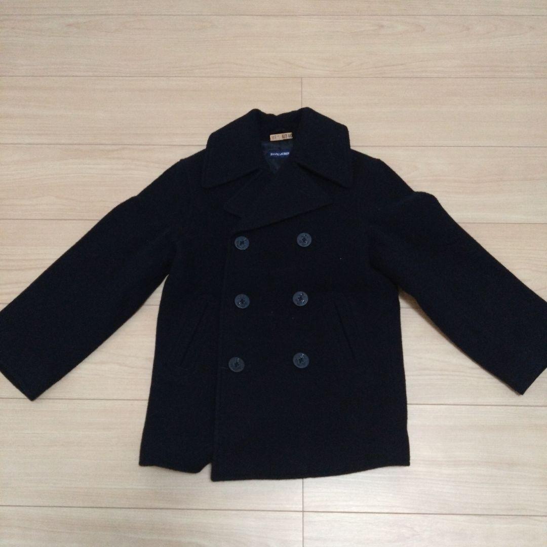 RALPH LAUREN ネイビーウールコート 120