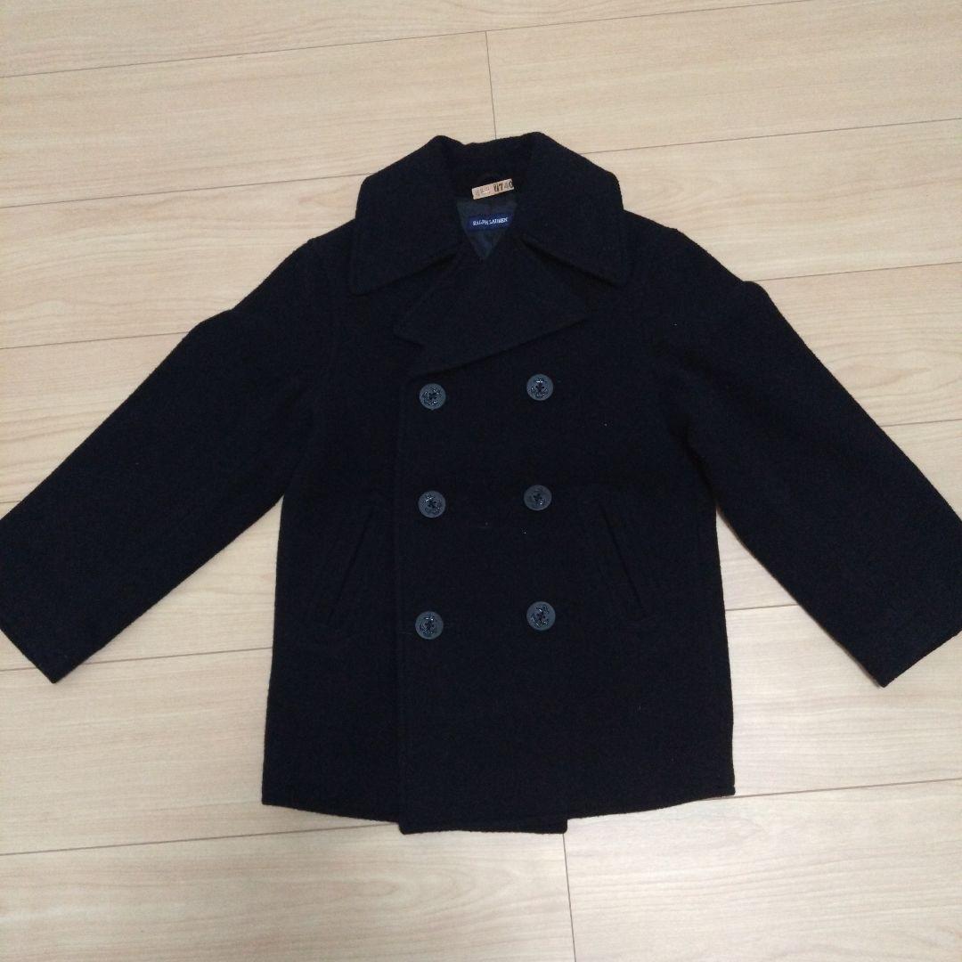 RALPH LAUREN ネイビーウールコート 120