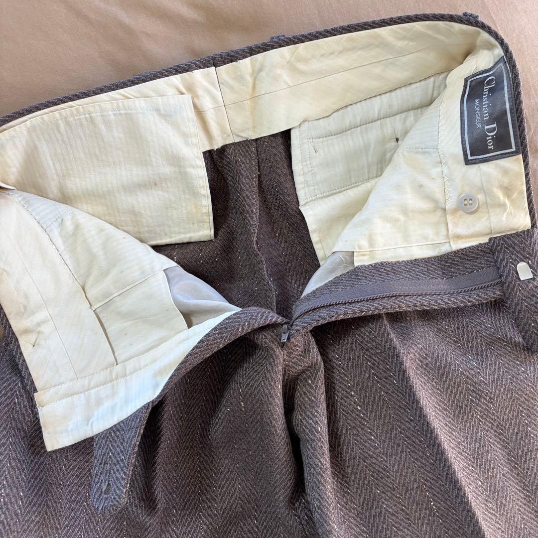 クリスチャンディオール　 ウール 100％ 上下 セットアップ 　ダブルボタン