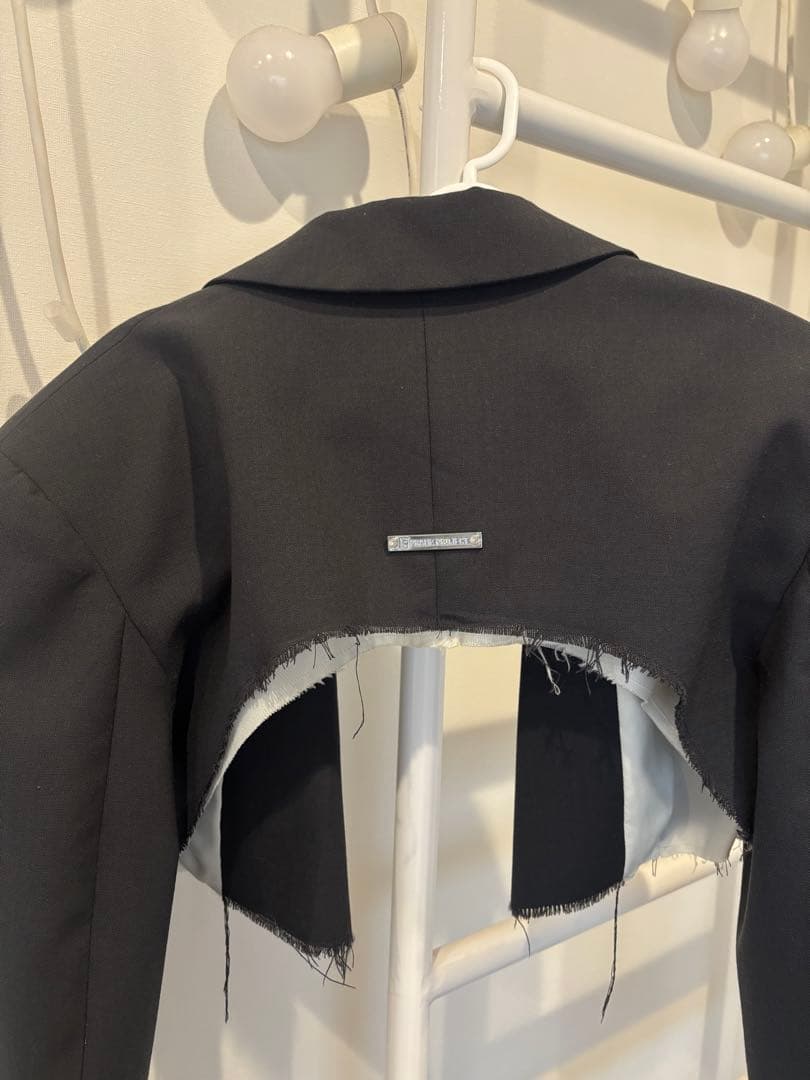 PRANK PROJECT ブラック クロップドテーラードジャケット