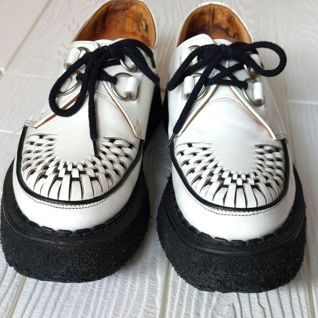 秀*槁様 E COX ジョージコックス 3588 ラバーソール クリー