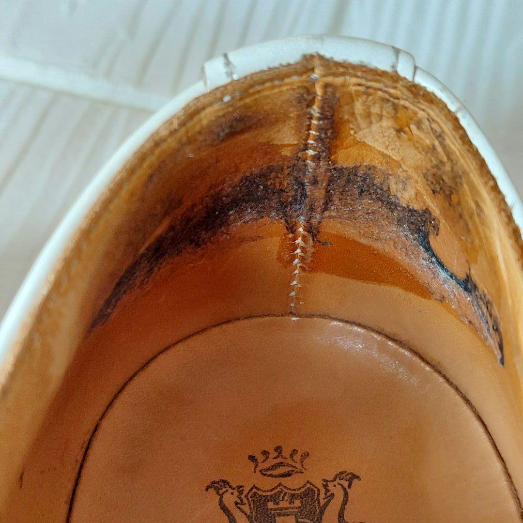 秀*槁様 E COX ジョージコックス 3588 ラバーソール クリー