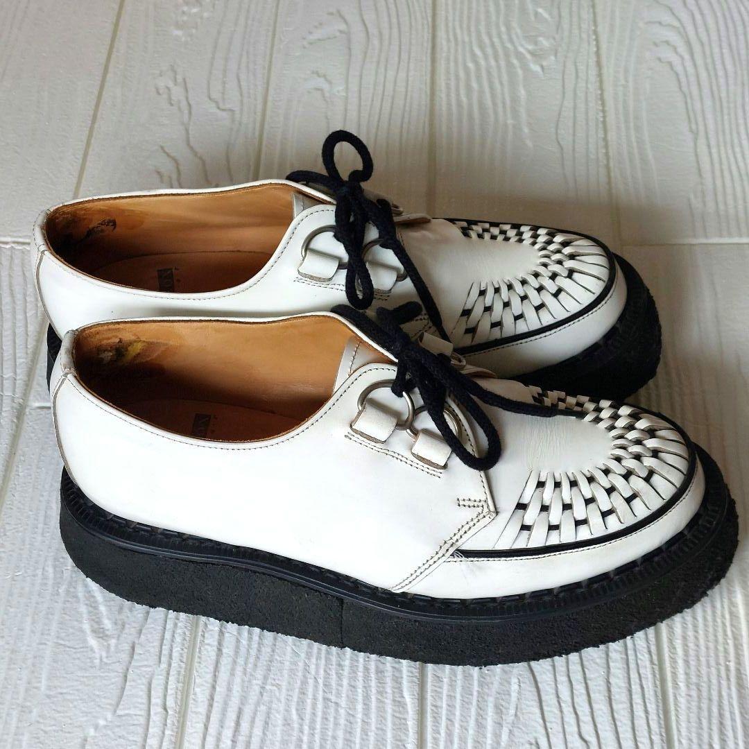 秀*槁様 E COX ジョージコックス 3588 ラバーソール クリー