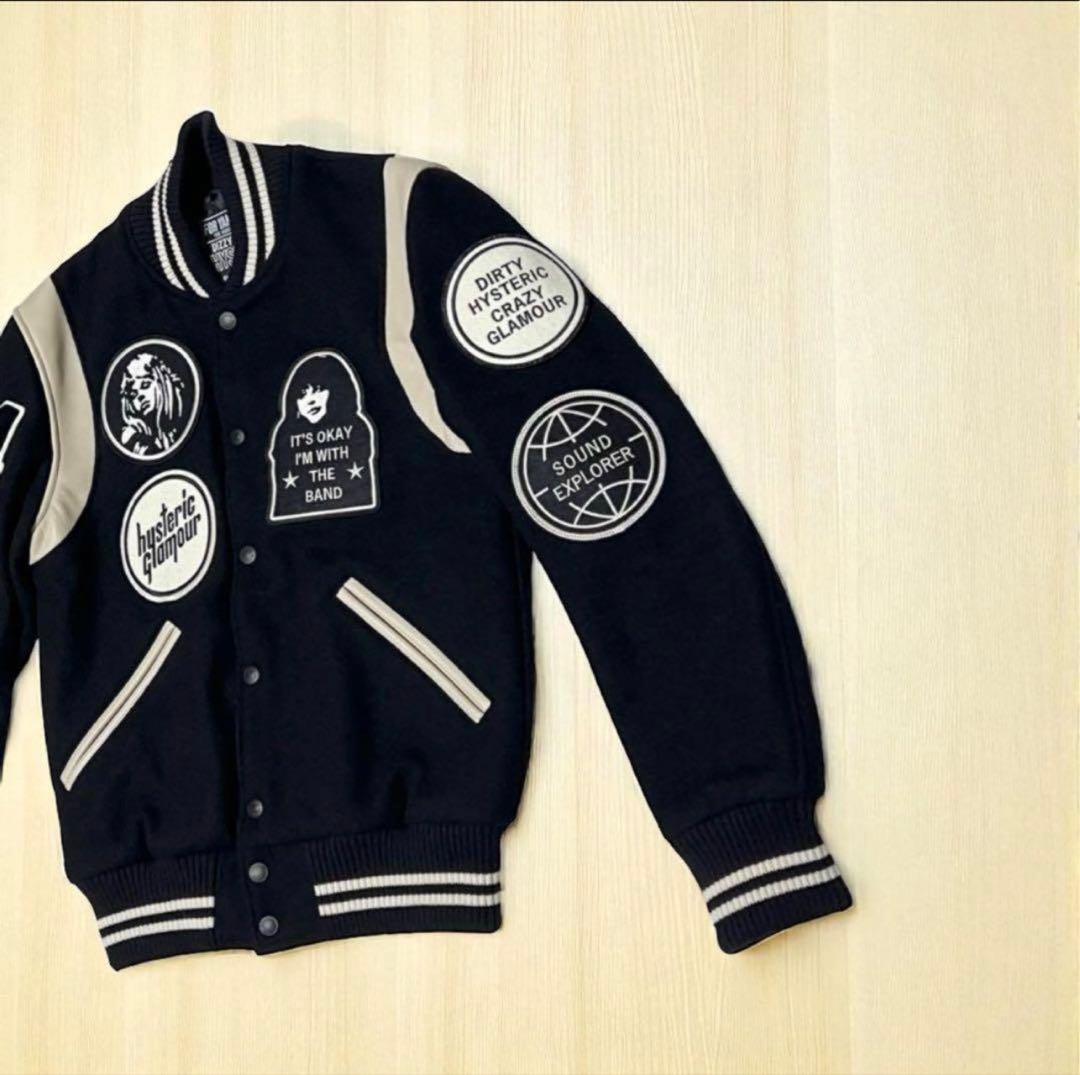 【美品】ウール　スタジャン　ヒスガール HYSTERIC GLAMOUR