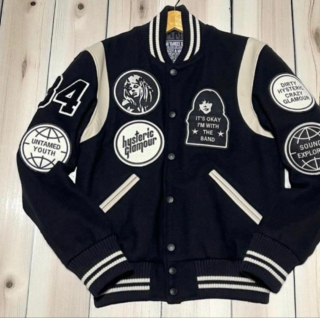 【美品】ウール　スタジャン　ヒスガール HYSTERIC GLAMOUR