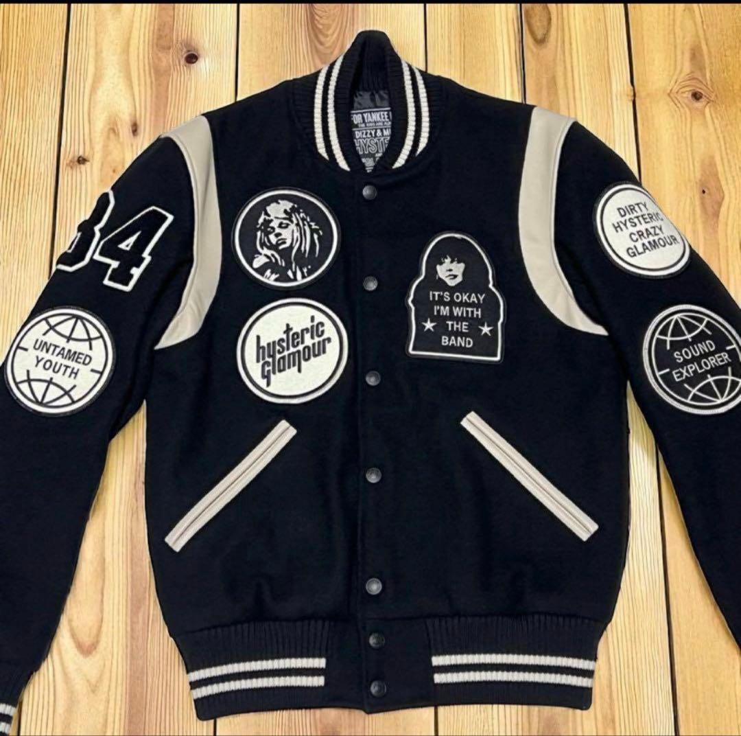 【美品】ウール　スタジャン　ヒスガール HYSTERIC GLAMOUR