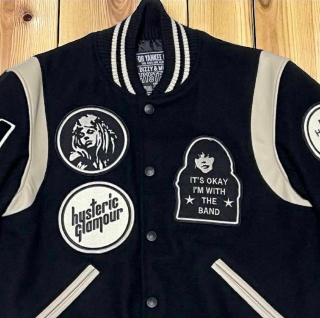 【美品】ウール　スタジャン　ヒスガール HYSTERIC GLAMOUR