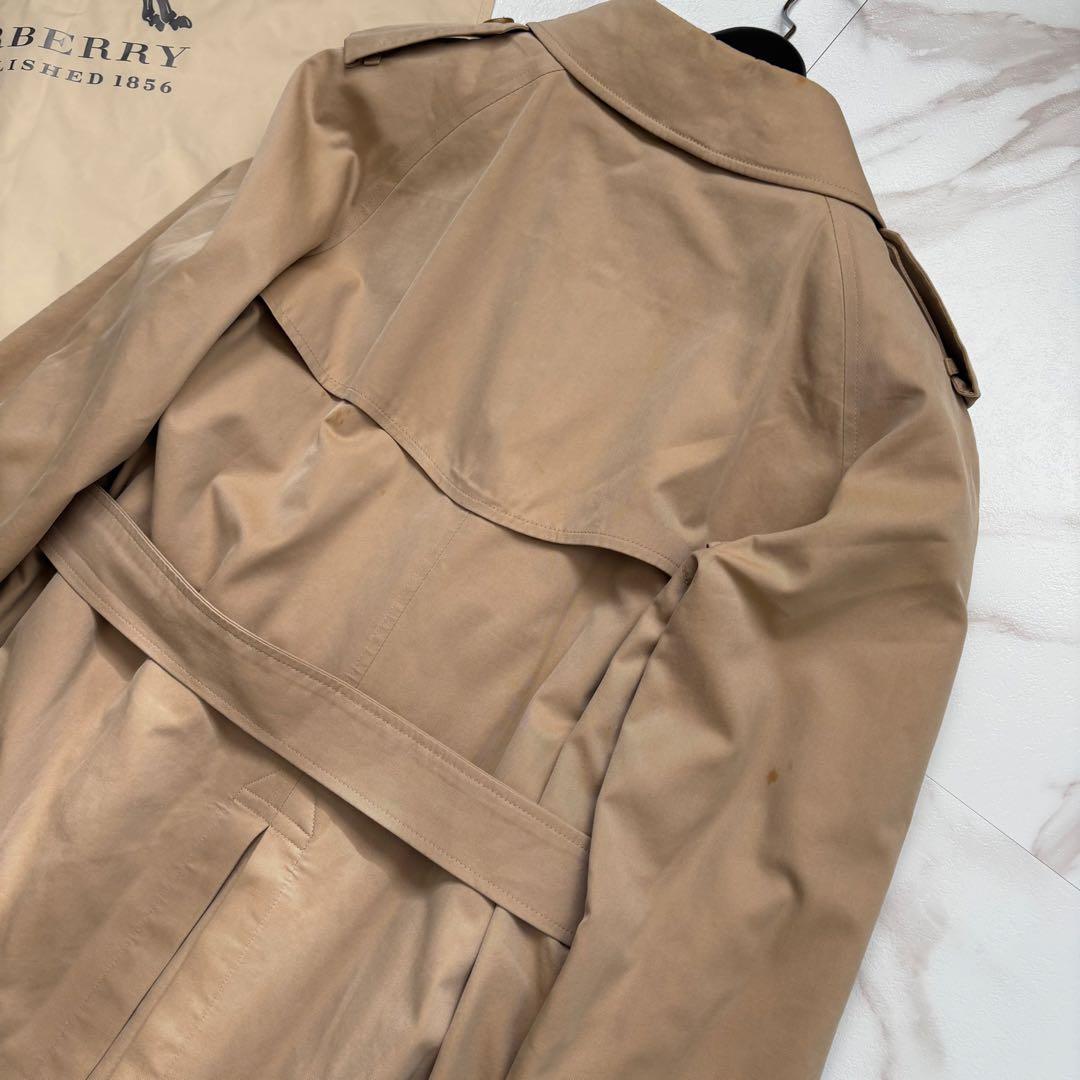 着丈114 ◆バーバリー ライナー ベルト付 トレンチコート マキシ丈