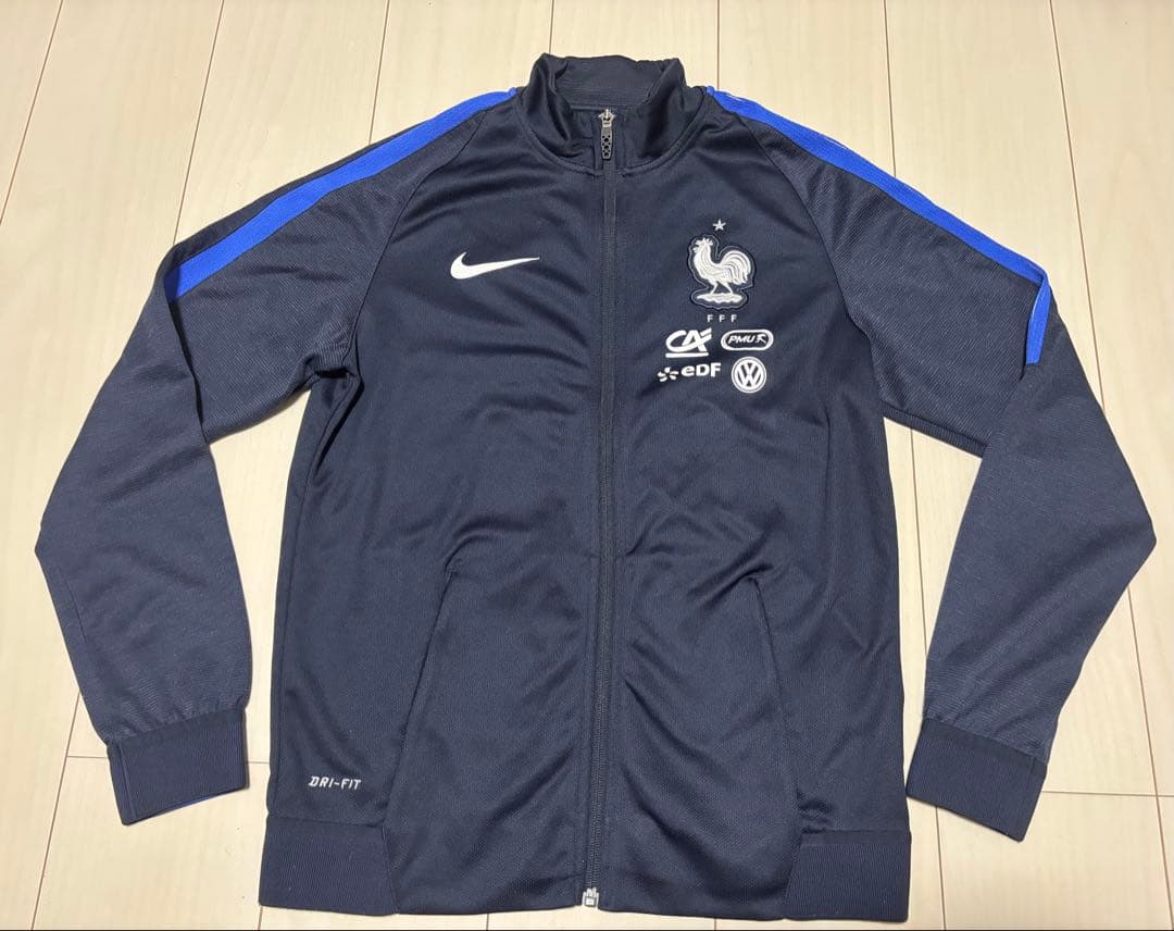 ナイキ　16/17 フランス代表　ジャージ　ジャケット　スポンサー