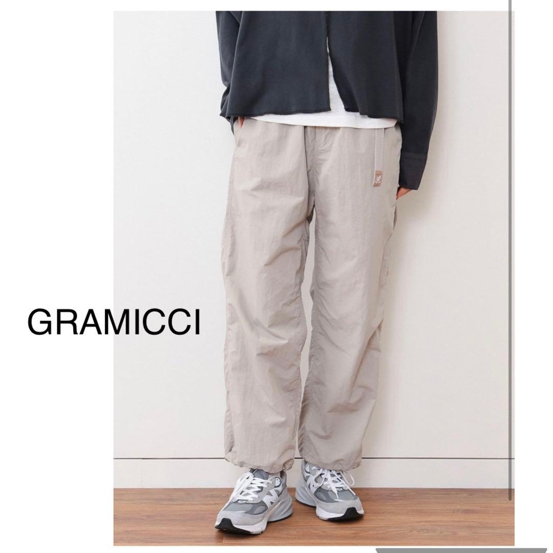 【美品】GRAMICCI グラミチ　ナイロンパンツ　グレー　サイズフリー