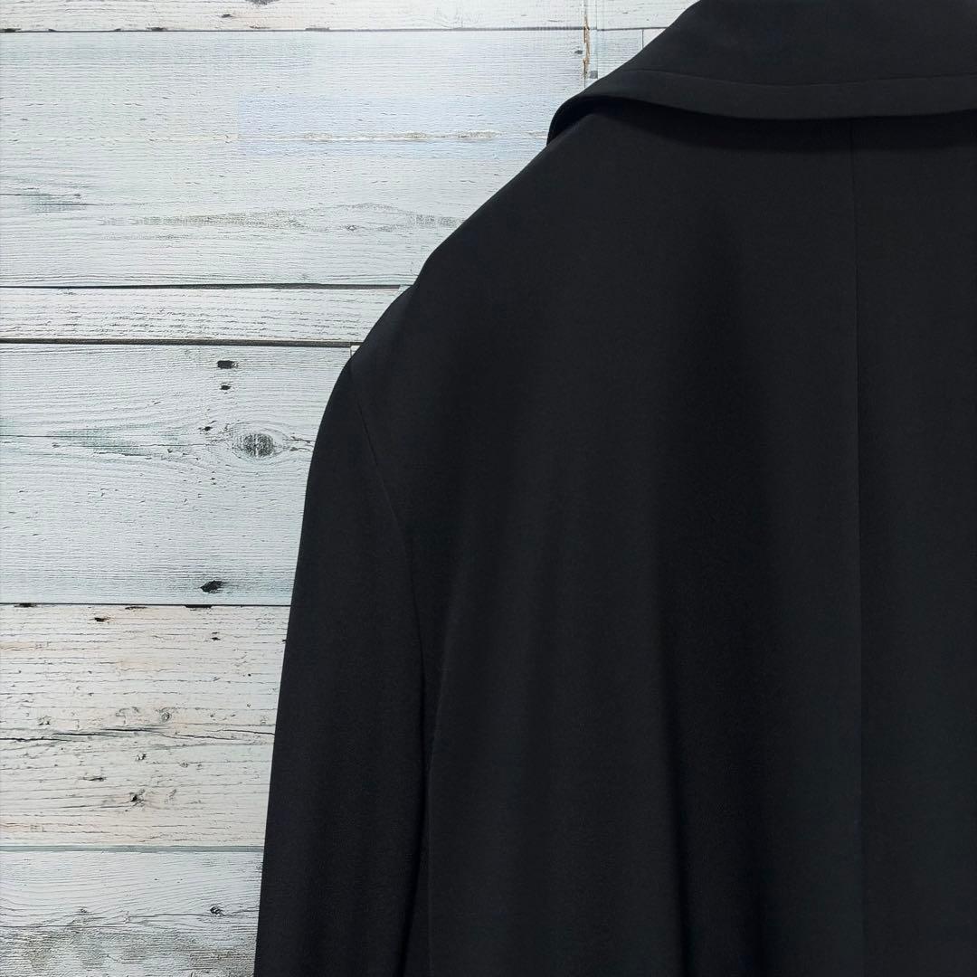 ☆大きいサイズ・13＋☆レリアン　ダブルコート　ロングコート　装飾ボタン　シルク