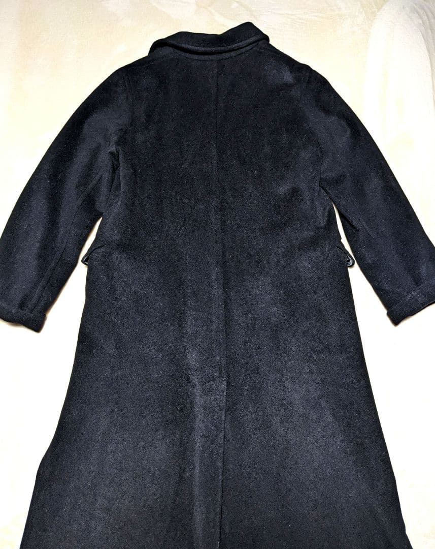 MaxMara マックスマーラ　マキシ丈　スーパーロングコート　黒　銀タグ