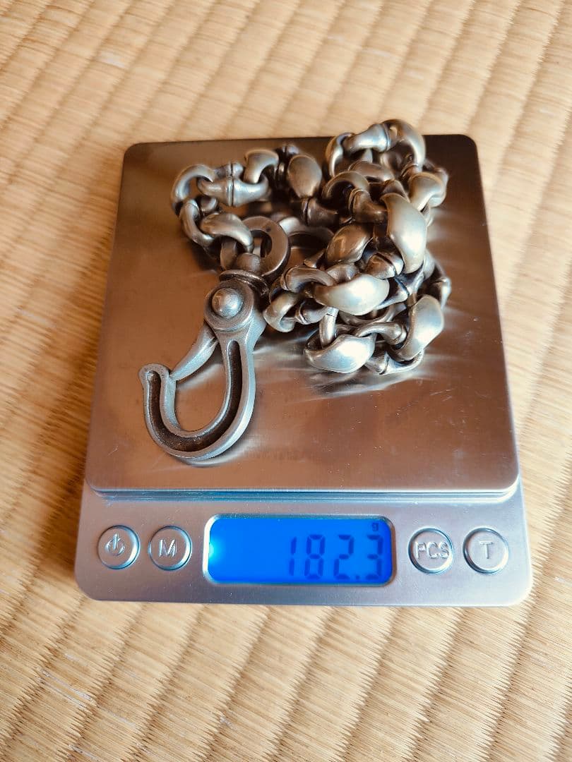 シルバー ウォレットチェーン 約40cm