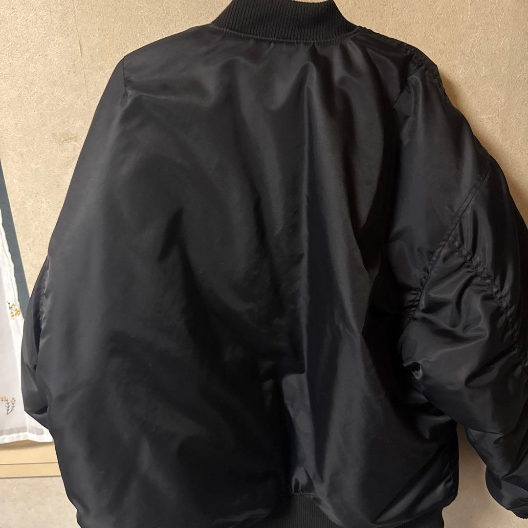 X-Girl ブラック MA-1ジャケット