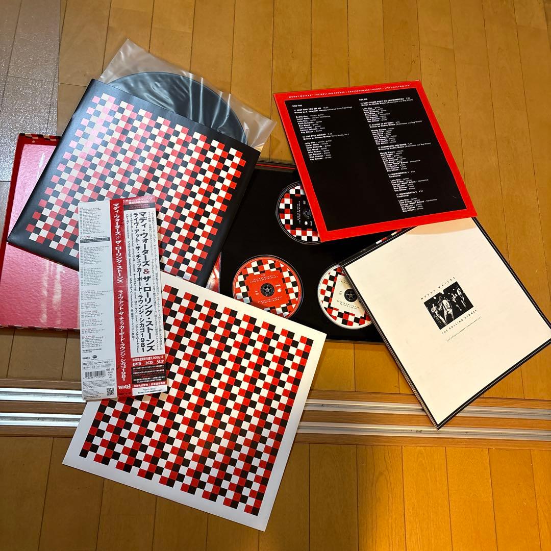 ローリングストーンズ　ライヴアットチェッカーボード'81 DVD+2CD+3LP