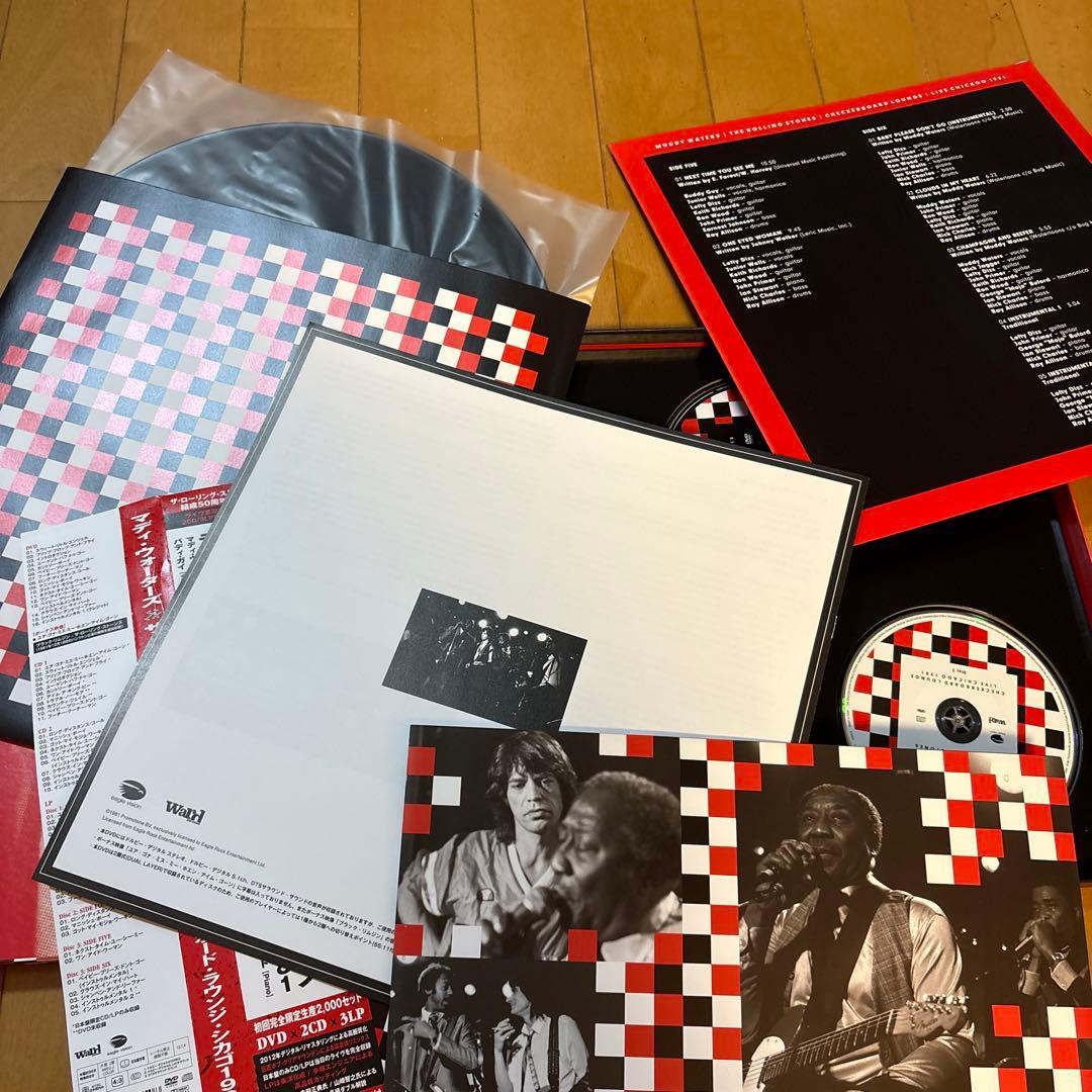 ローリングストーンズ　ライヴアットチェッカーボード'81 DVD+2CD+3LP