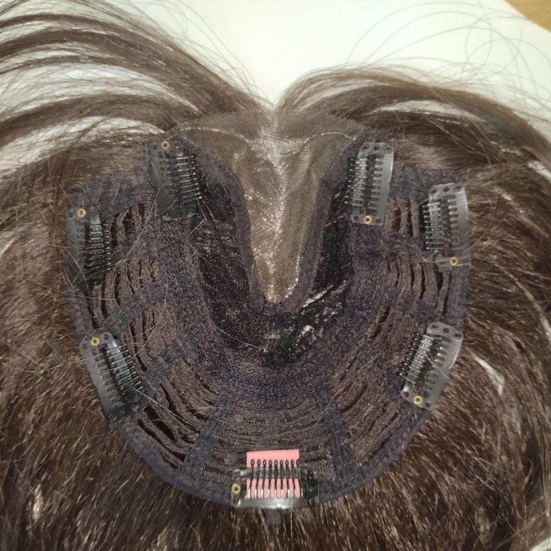 【PinkAge】手植えトップカバーサイドバングルーズCカール★ダークブラウン