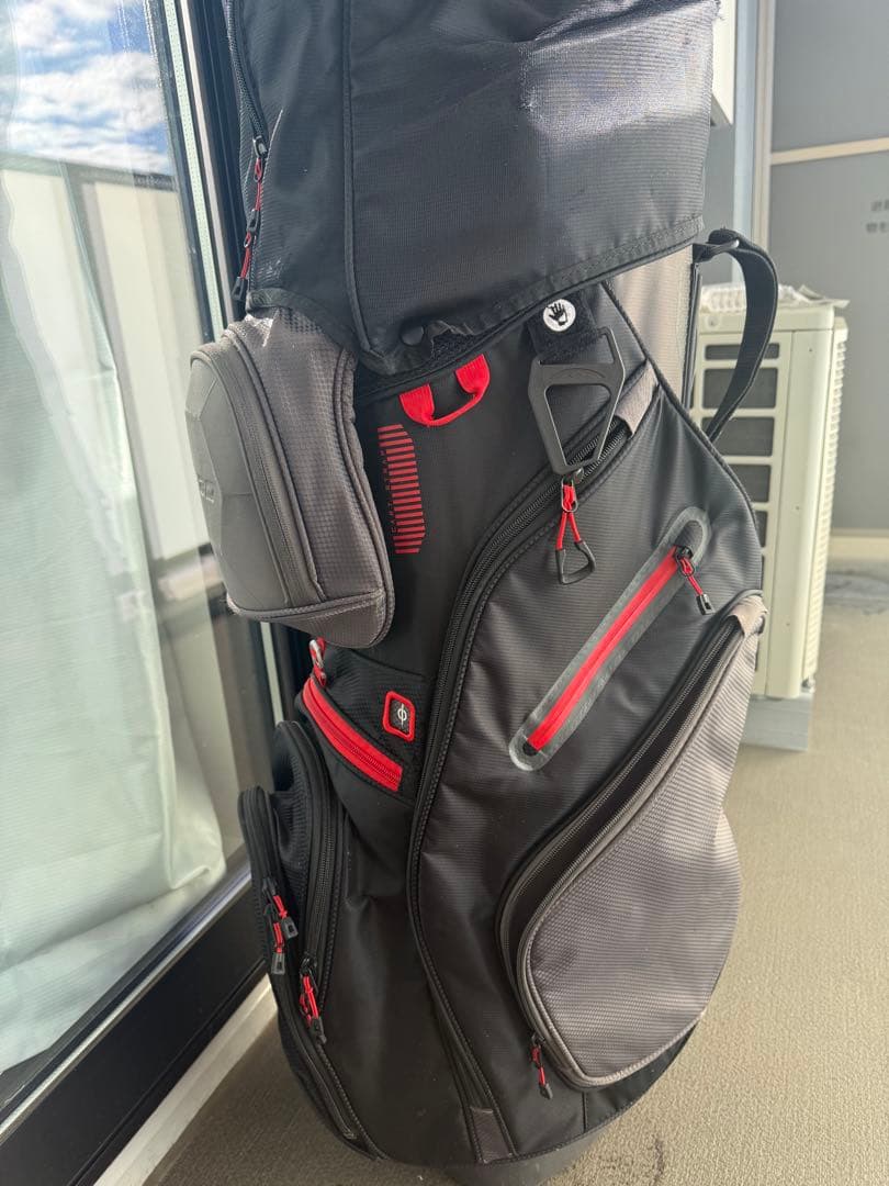 コオリナ Ko Olina ゴルフバッグ・キャディバッグ 黒/赤