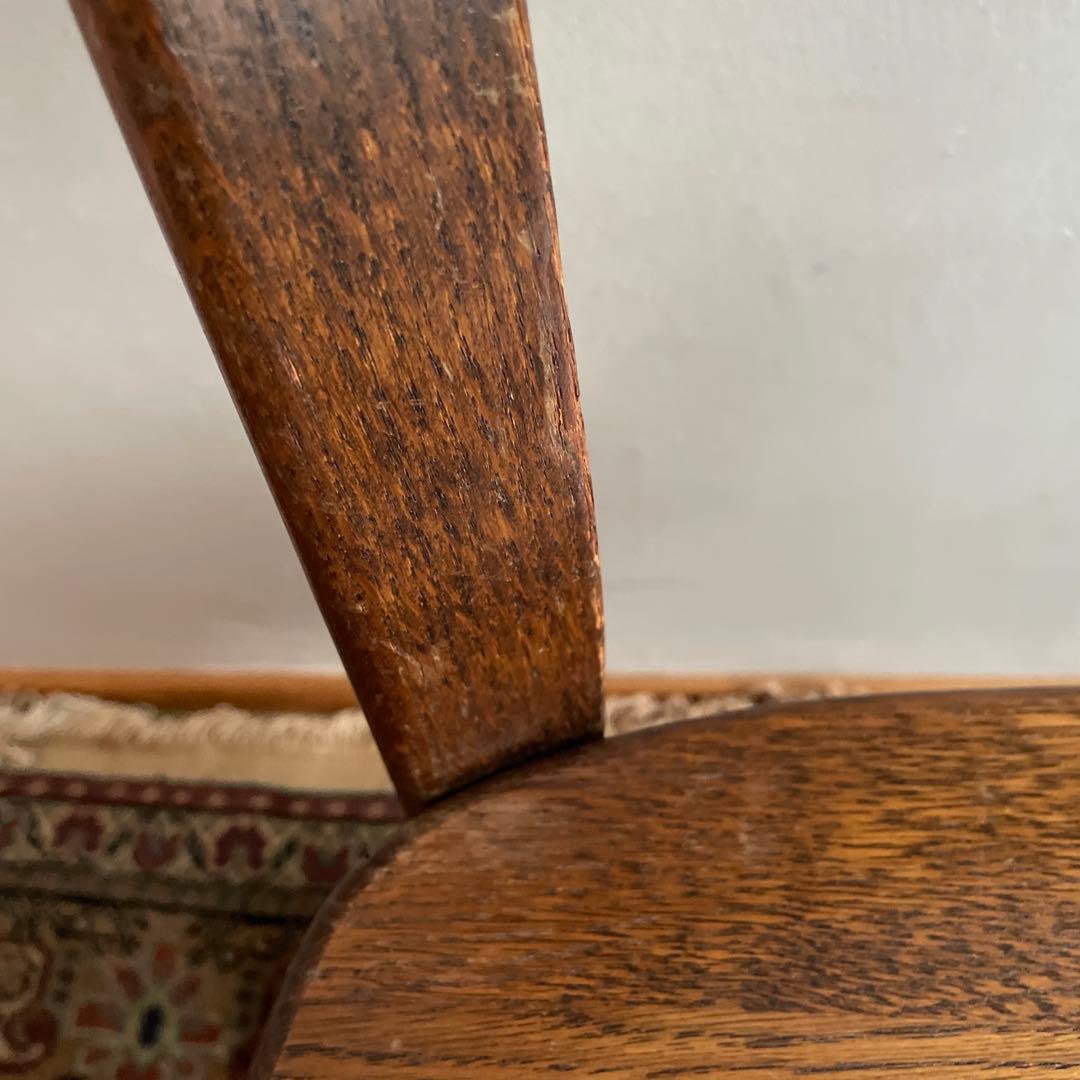 オランダ家具　ダイニングチェア　オーク材　無垢材