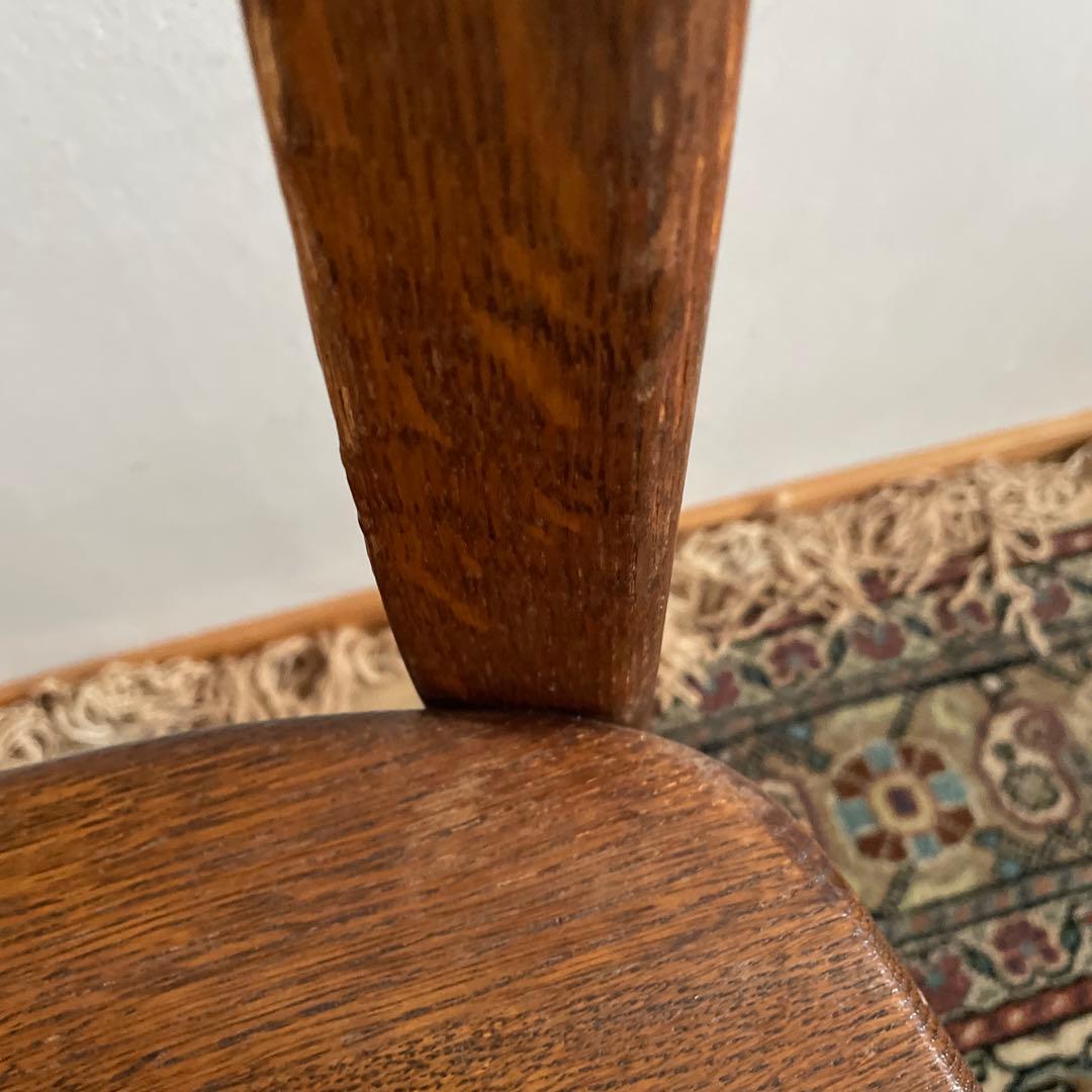 オランダ家具　ダイニングチェア　オーク材　無垢材