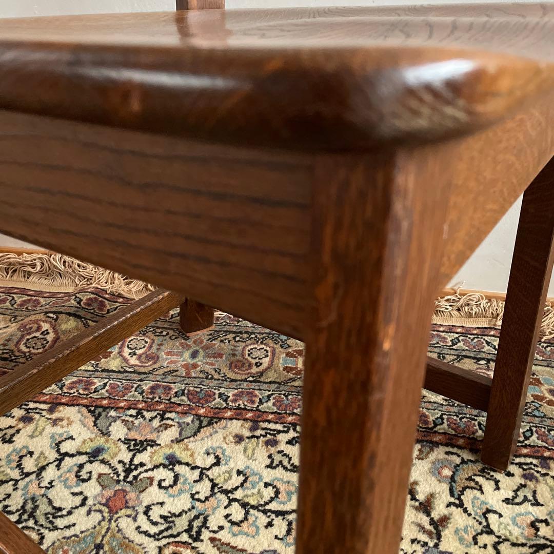 オランダ家具　ダイニングチェア　オーク材　無垢材