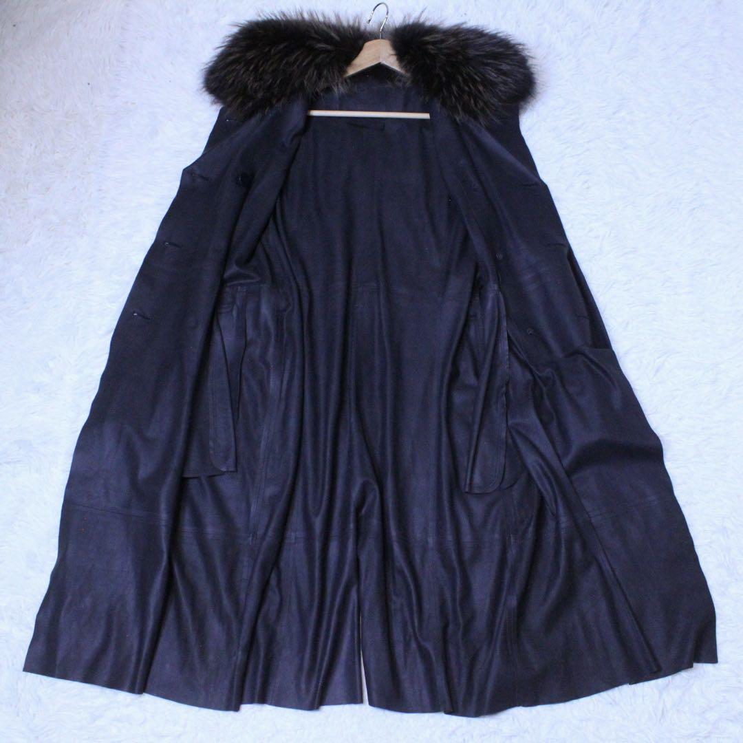 高級 rawtus raw+ ロウタス ヤギ革 トレンチコート カシミヤライナー