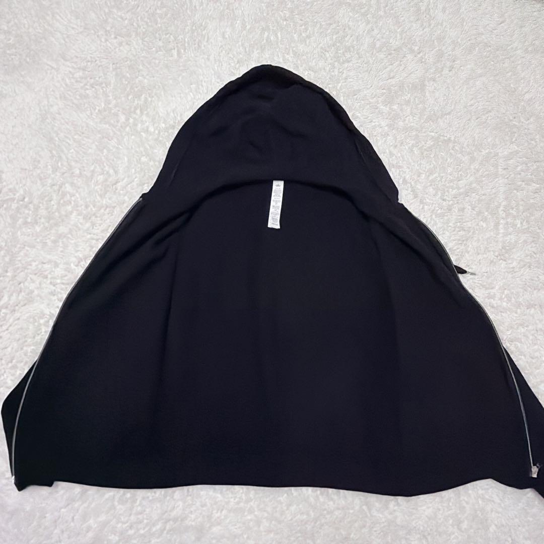 極美品 alo Accolade Full Zip Hoodie Ｓ 黒