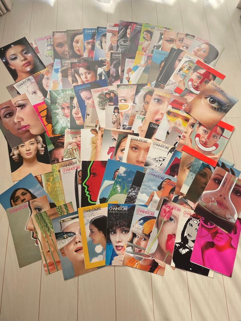 超貴重 約100枚　1967年〜75年 非売品 資生堂 チェインストア 表紙のみ