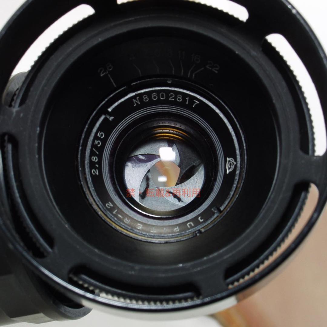[完動並・作例あり]Jupiter-12 35mmF2.8 Walzフード固定