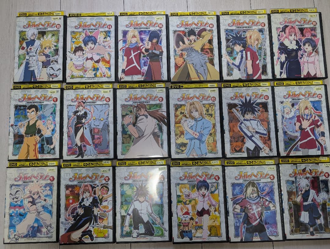 メルヘブン　アニメ DVD 全18巻セット