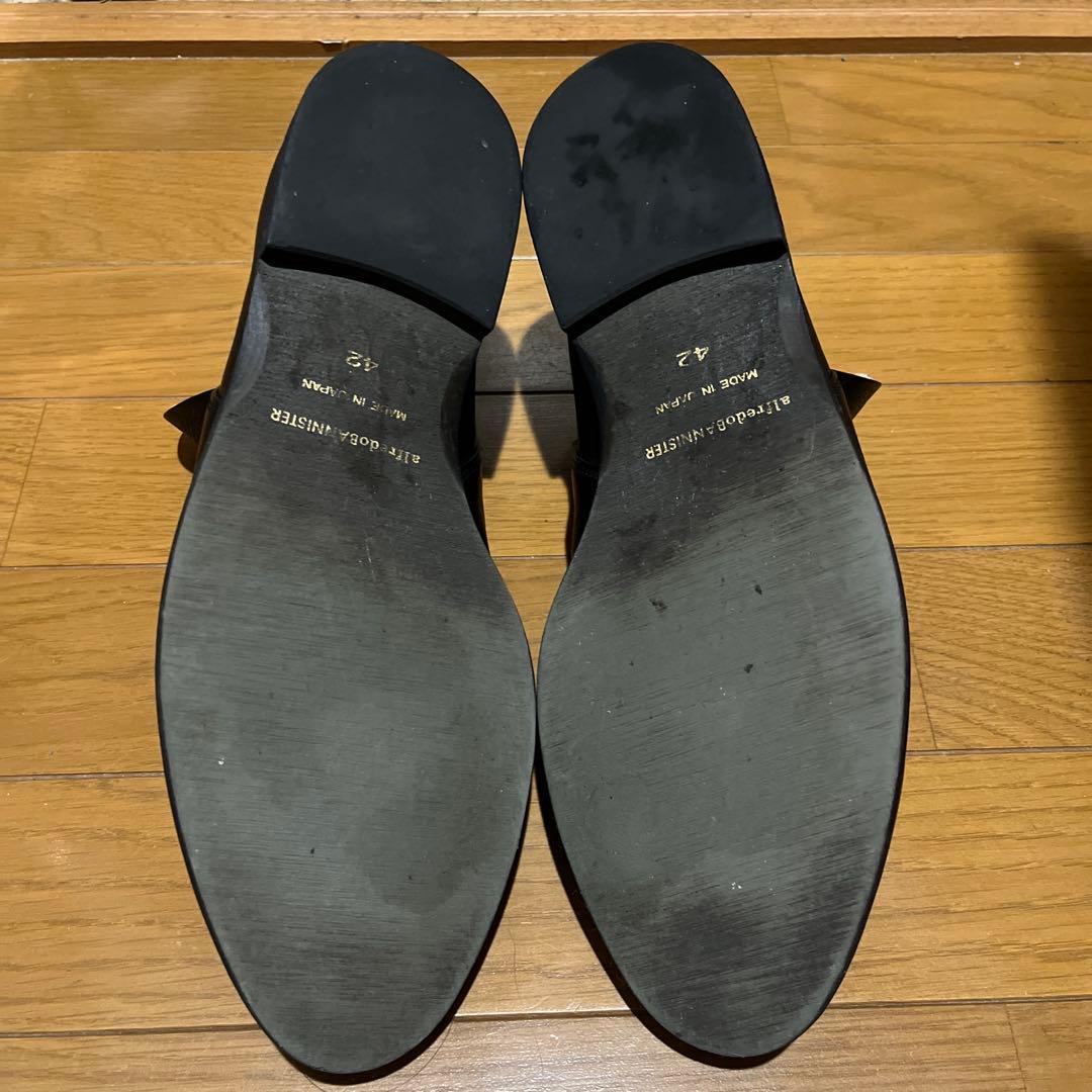 （これ以上値下げできません）アルフレッドバニスター　黒レザーシューズ