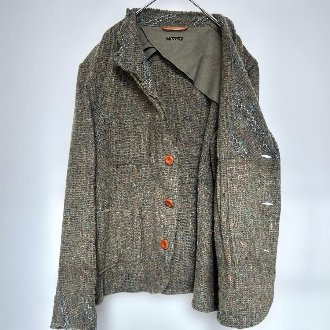 KAPITAL ツイードホーボージャケット　M サイズ2 キャピタル