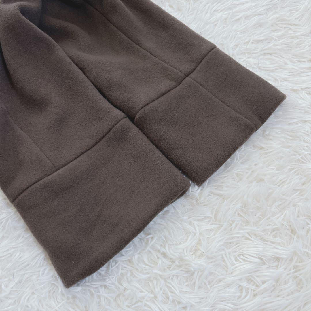 ケイシラハタ ボリュームコート ロング オーバーサイズ バックベルト イタリア