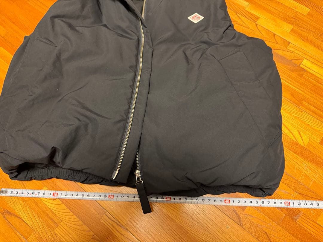 DANTON ジップアップ ショート ダウンベスト DT-A0384 MAT