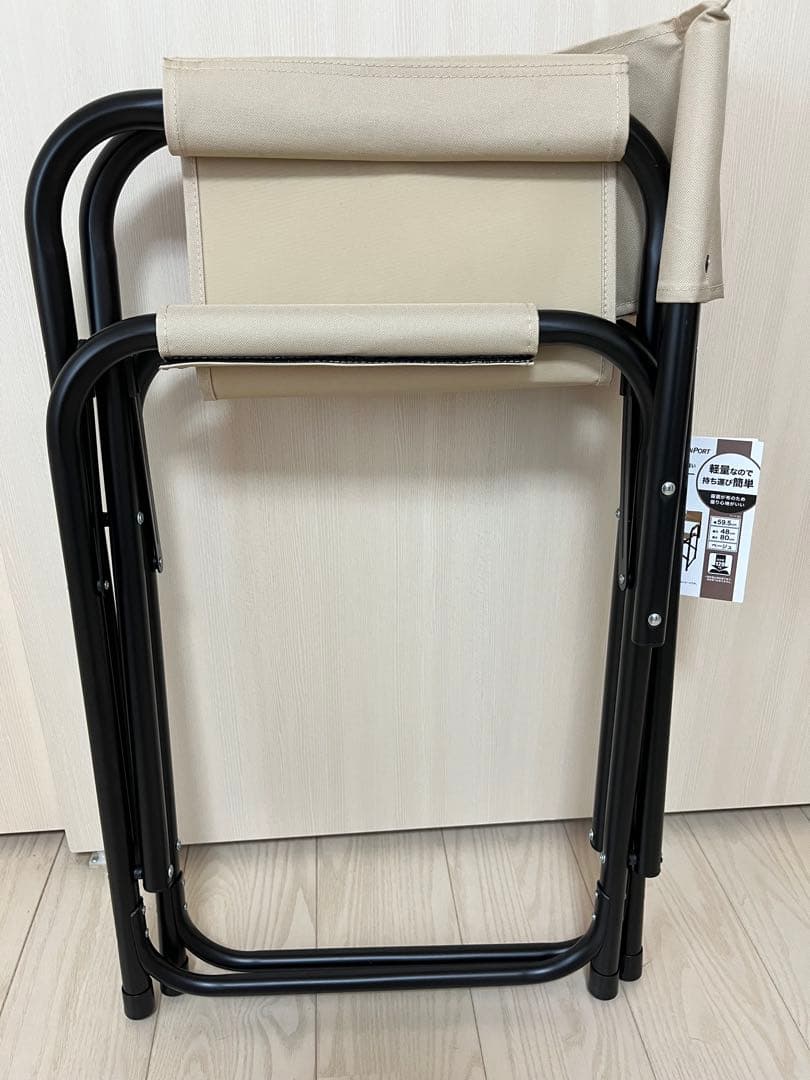 ディレクターチェア　キャンプ椅子　軽量　持運簡単　３脚　新品未使用