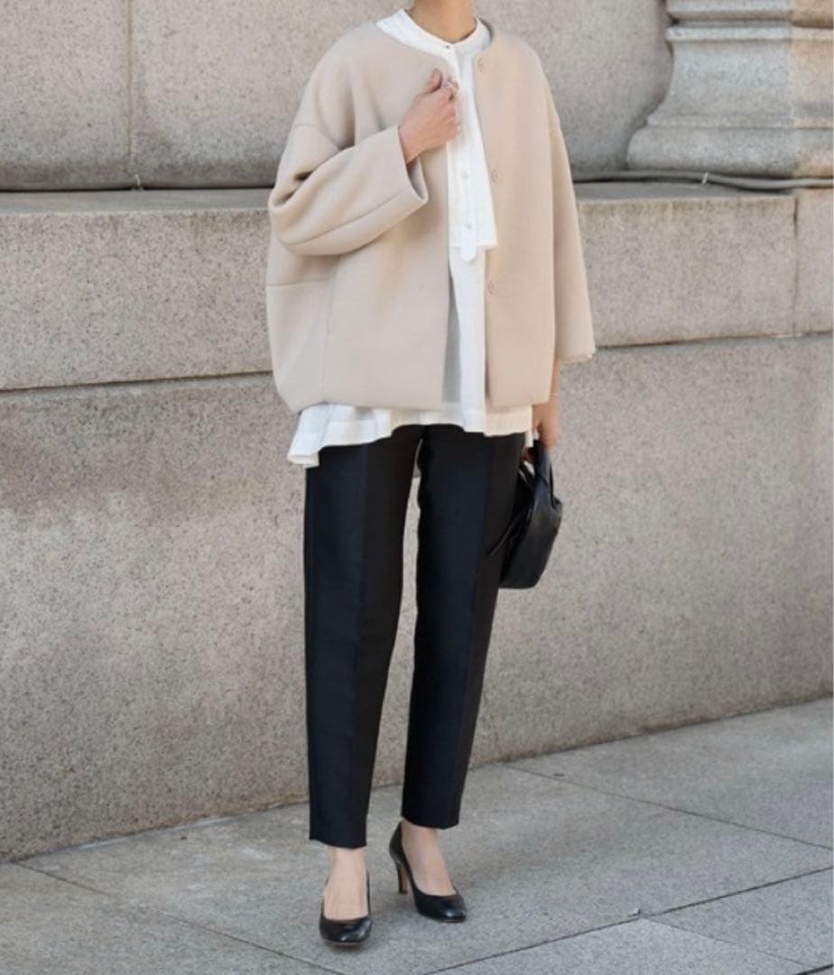 BEARDSLEY ビアズリー 後ろぷっくり ダンボールショートコート