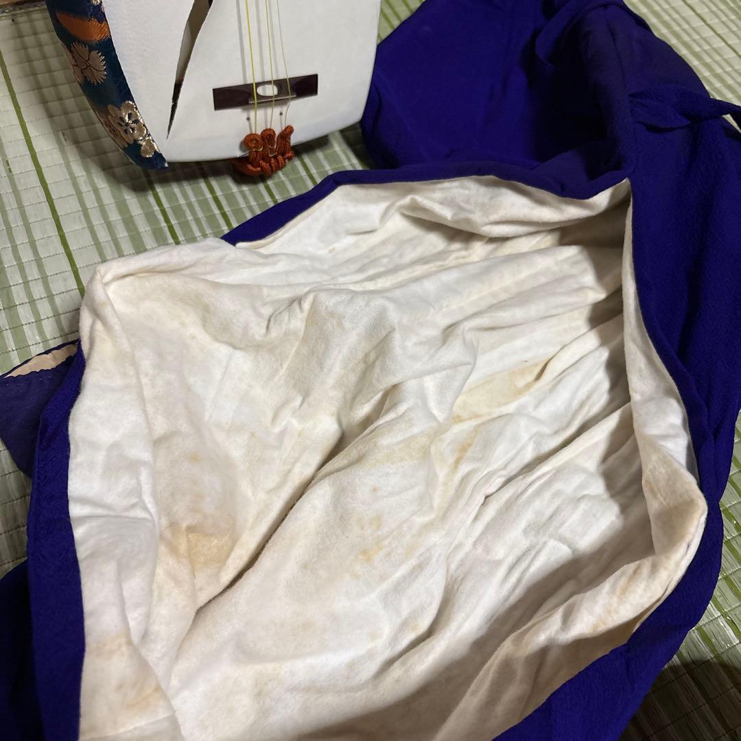 三味線　2本 K9 金　皮破れ　和楽器　胴内部ギザギザ有り