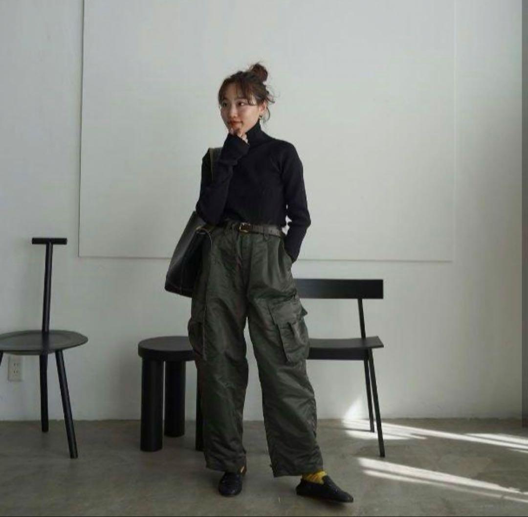 etre tokyo ベルテッドヘムカーゴパンツ