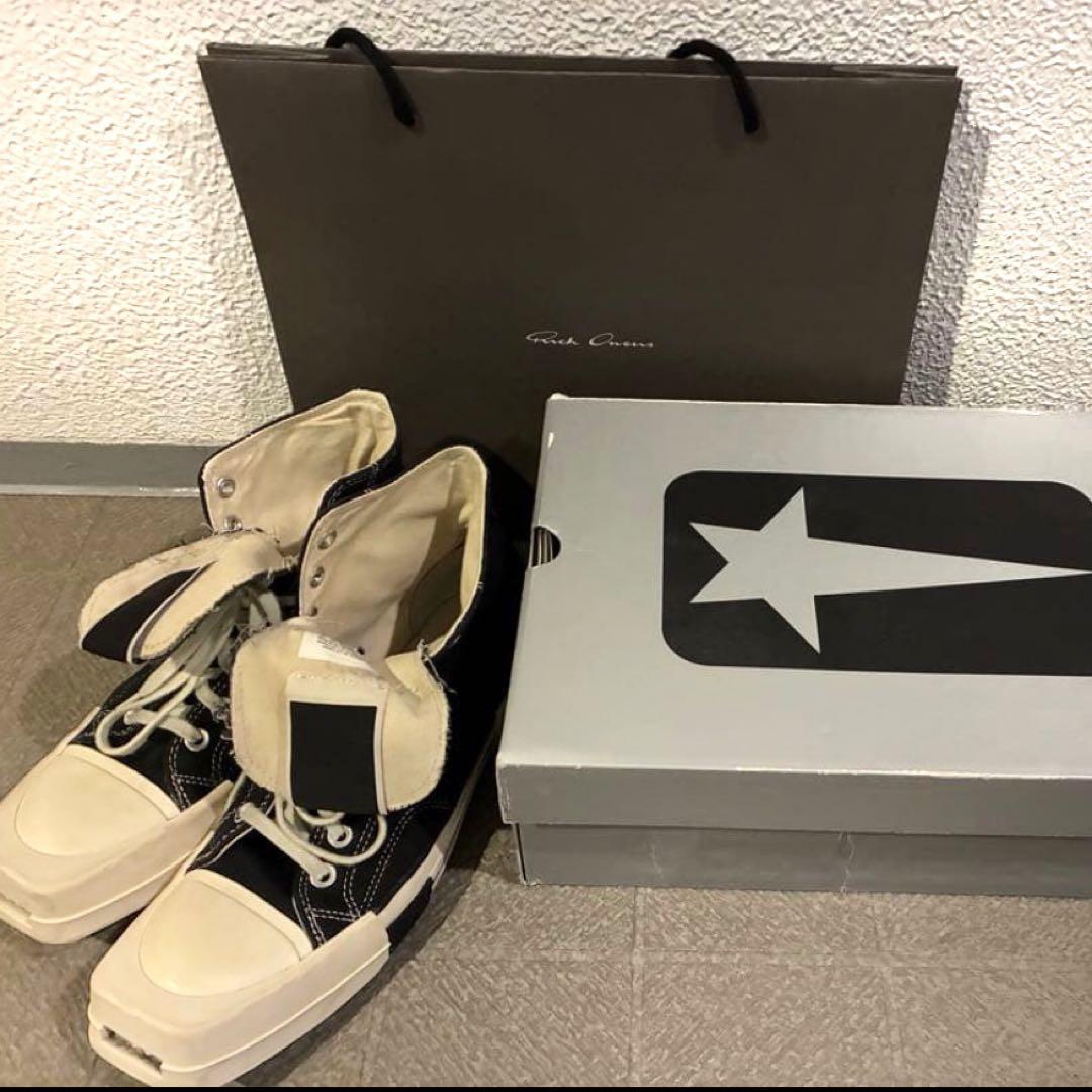 Rick Owens DRKSHDW×CONVERSE スニーカー27㎝ブラック
