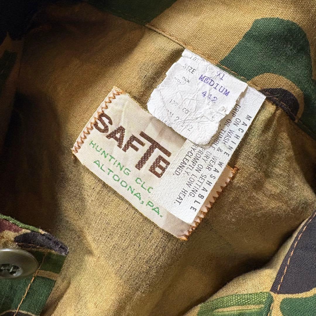 ジャケット・アウター 70s Saftbak Duck Camo Hunting Jacket