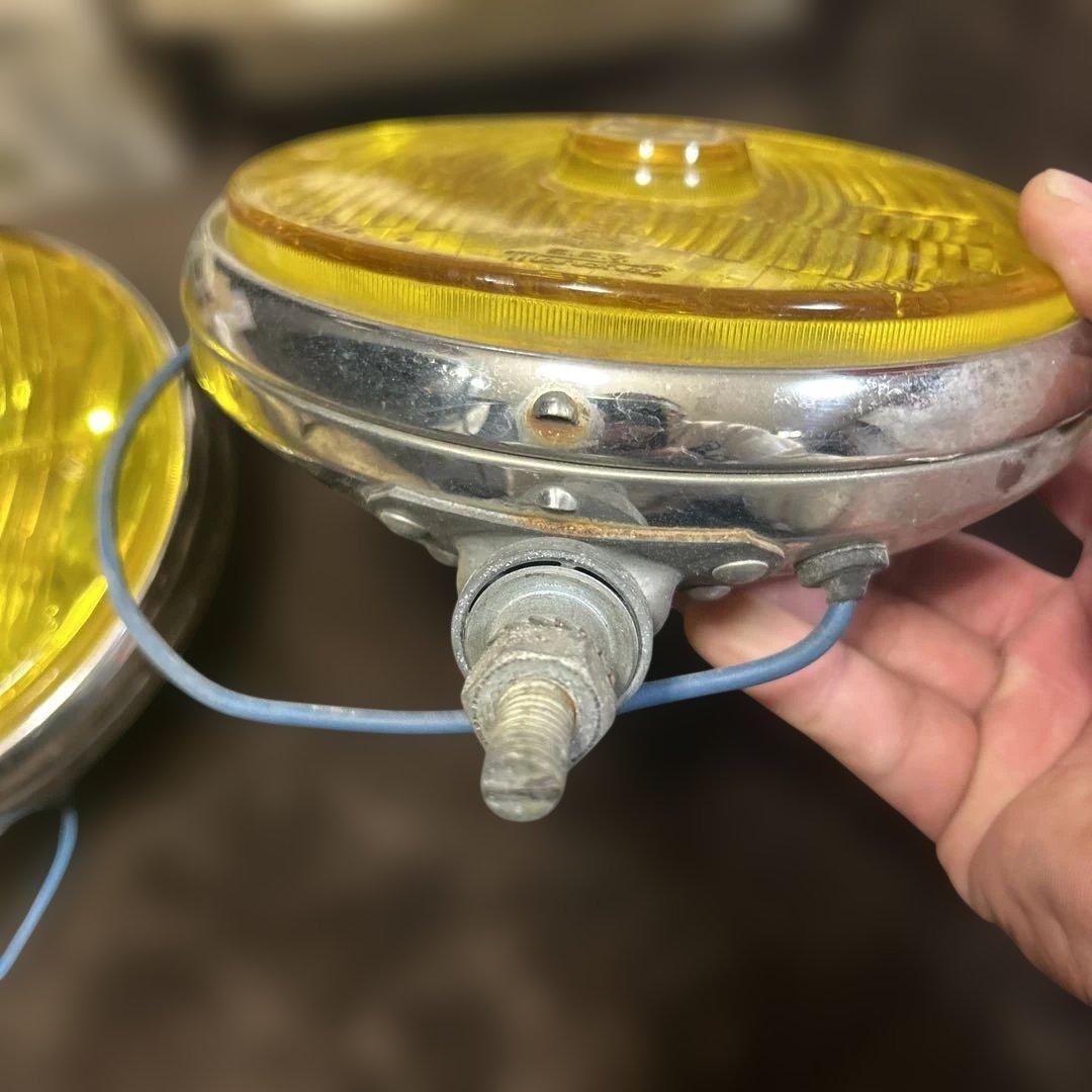 当時物マーシャル889‼️ イエロー 丸型ライト‼️ 2セット‼️