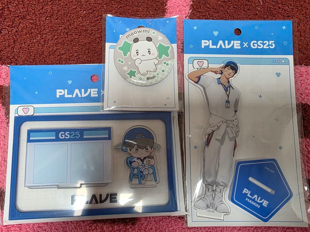 韓国限定　PLAVExGS25 コラボ ポップアップグッズハミンセット