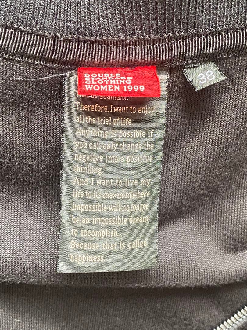 DOUBLE STANDARD CLOTHING ベロアワンピース　チェリー刺繍